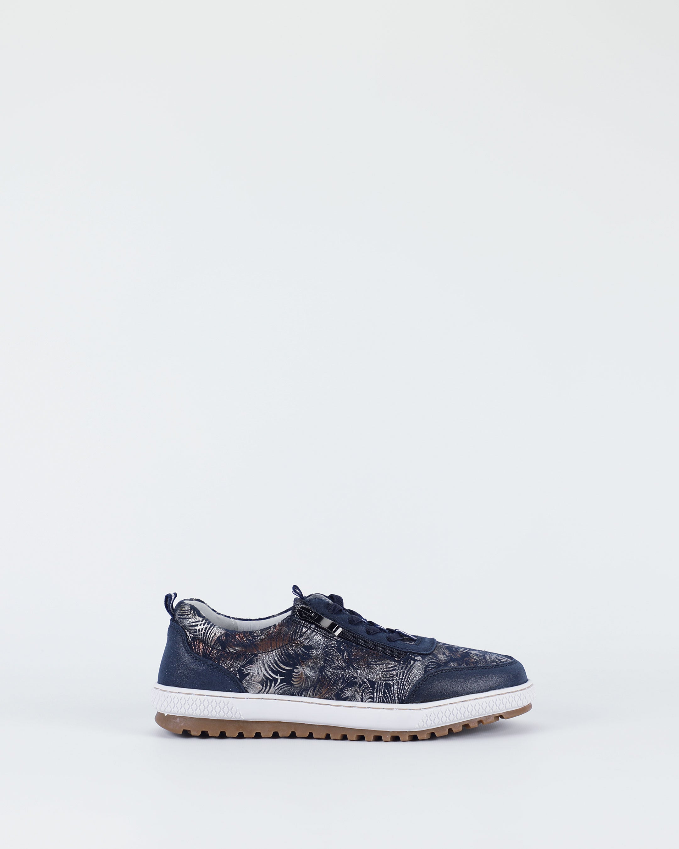 Glamper – Women's Navy Multi Sneakers by Bay Lane
