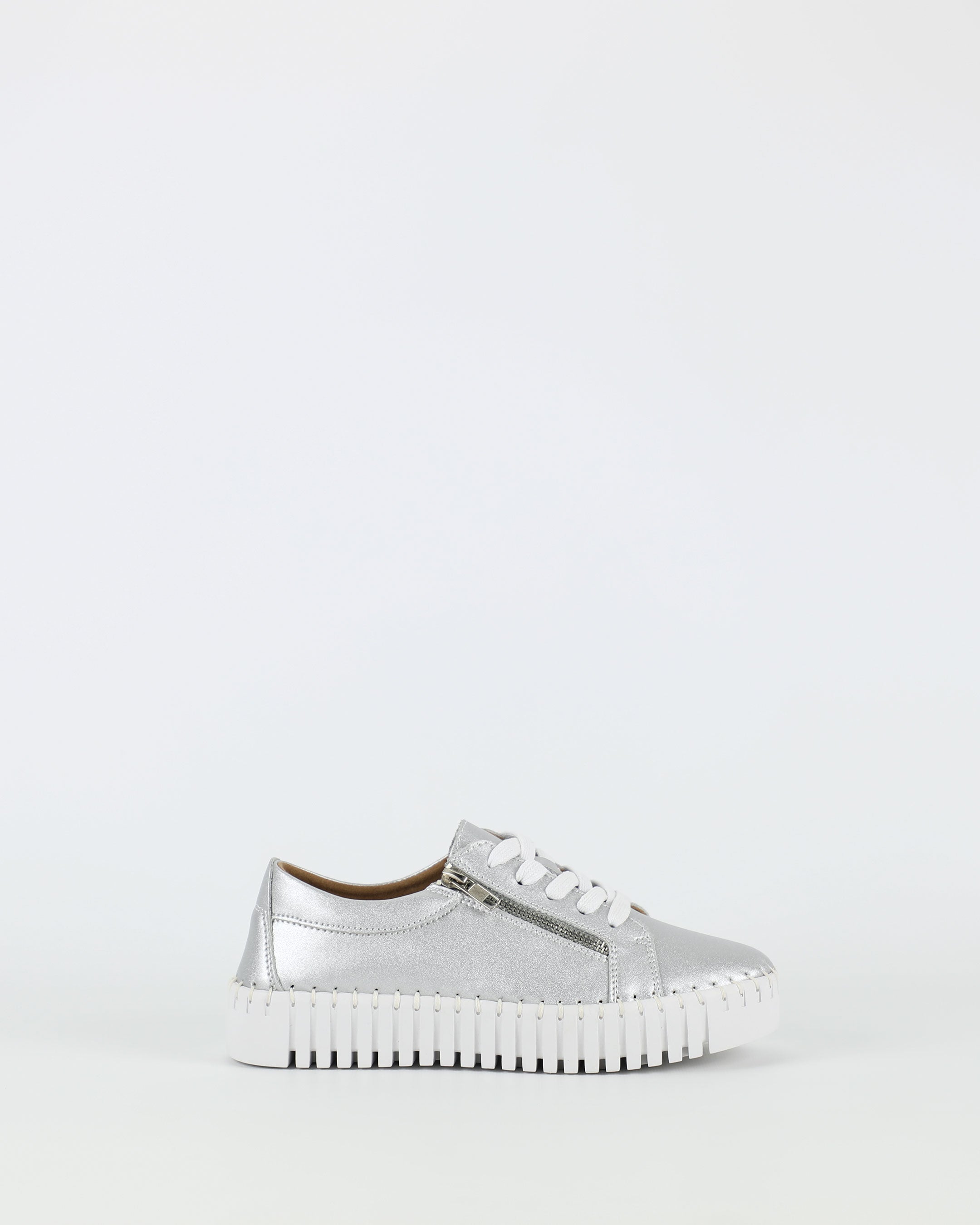 Medusa – Women's Silver Sneakers by Bay Lane