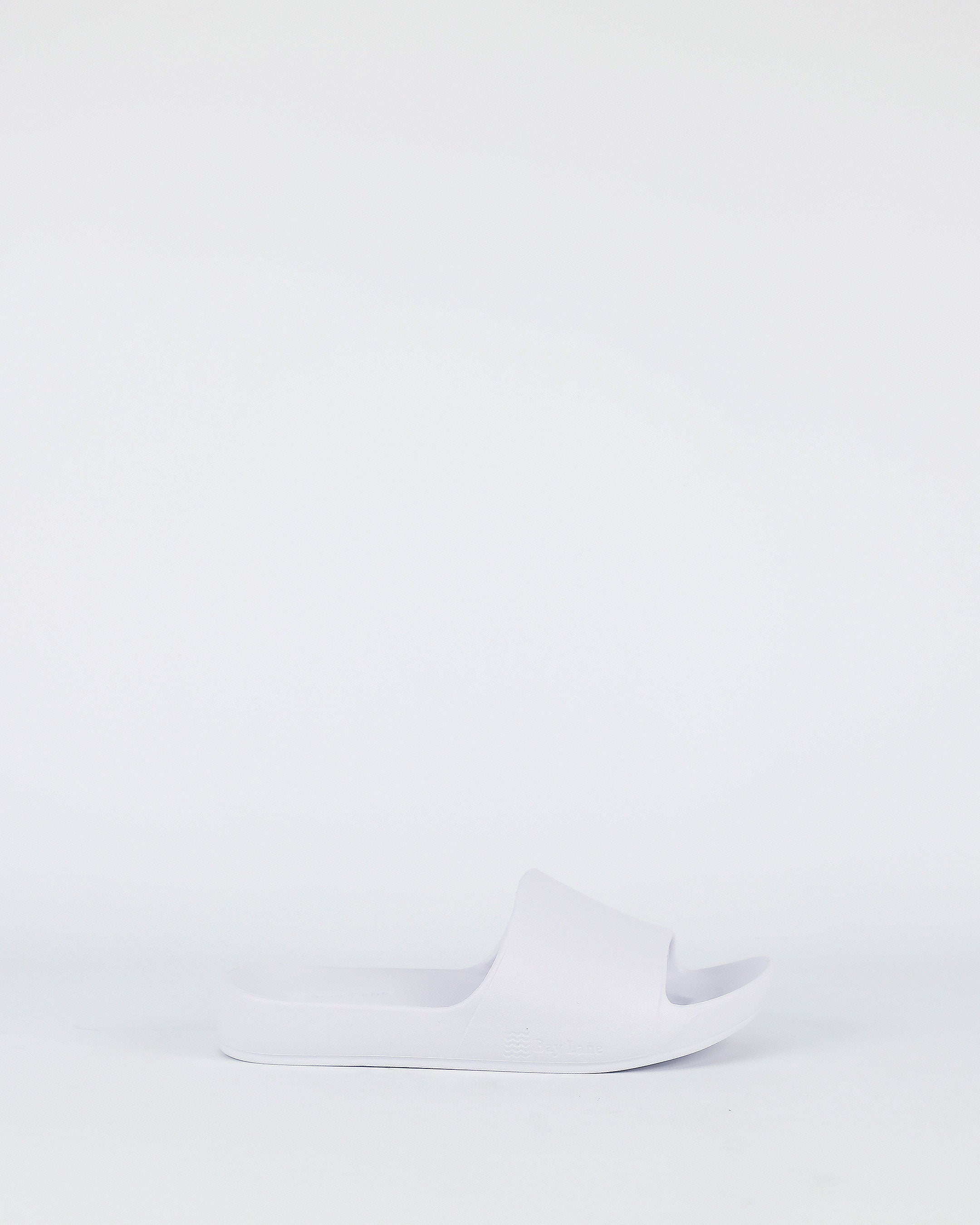 Slider – Women's Lightweight Slides in White by Bay Lane