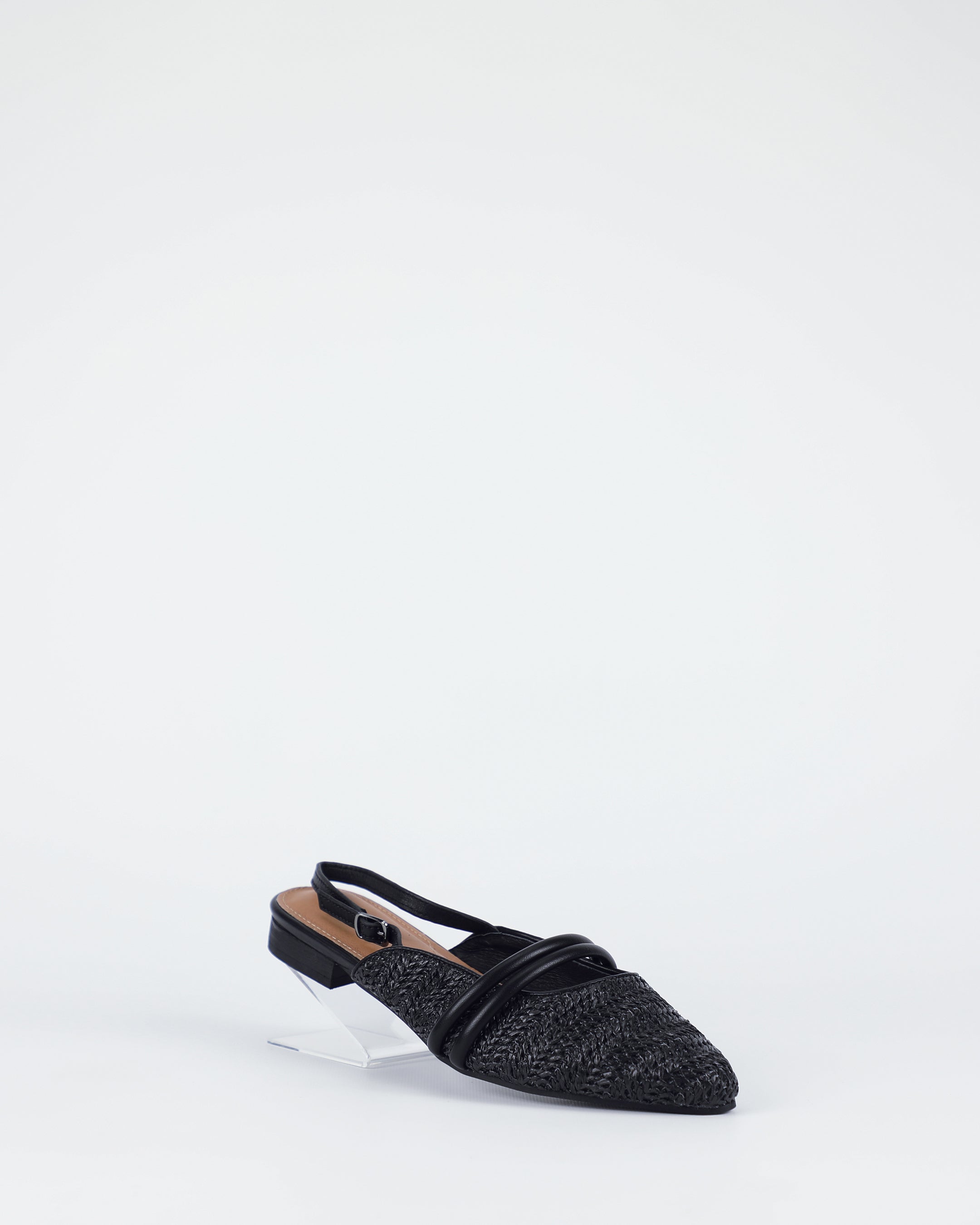 Abby - Black Raffia