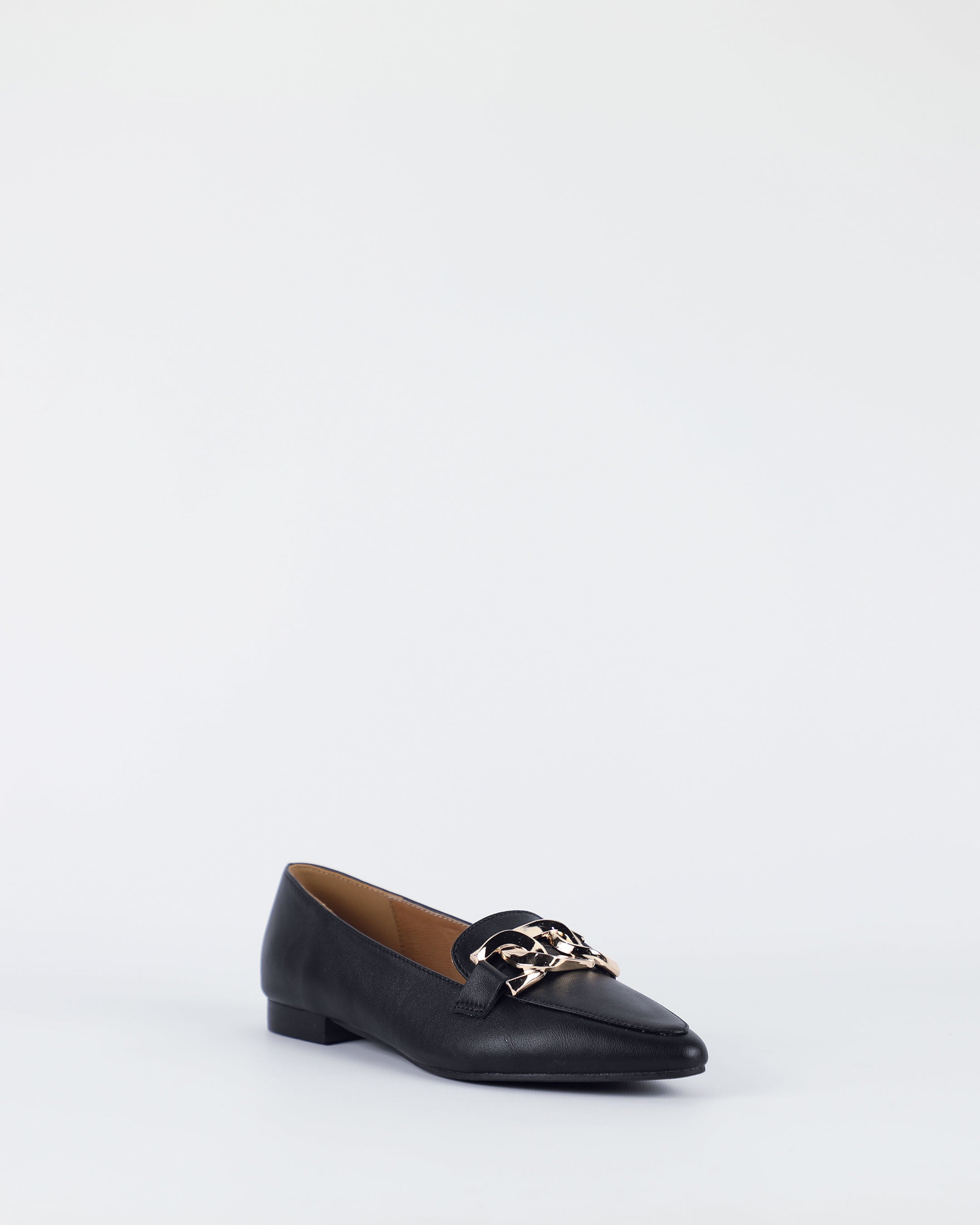 Acacia - Black leather loafer by BayLane