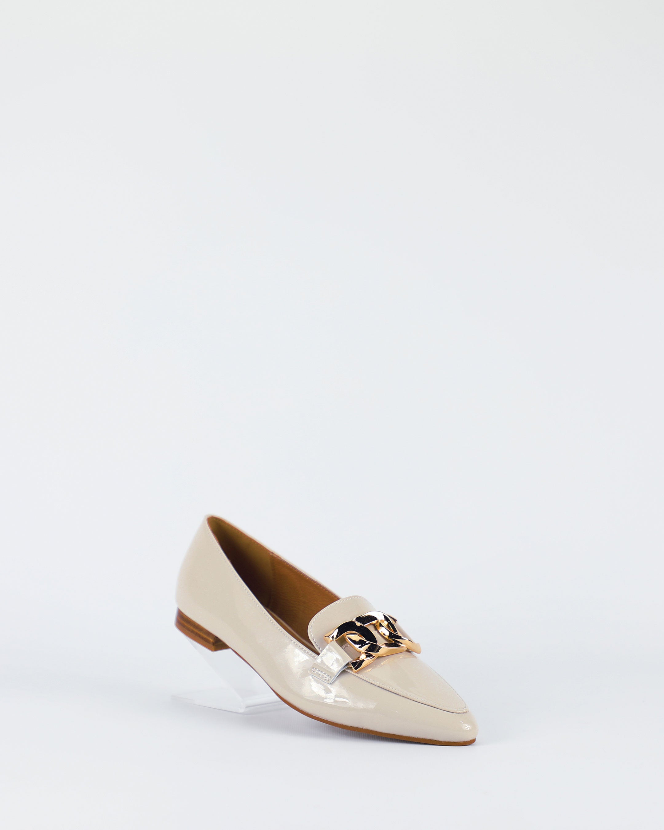 Acacia - Women's Bone patent leather loafer by BayLane