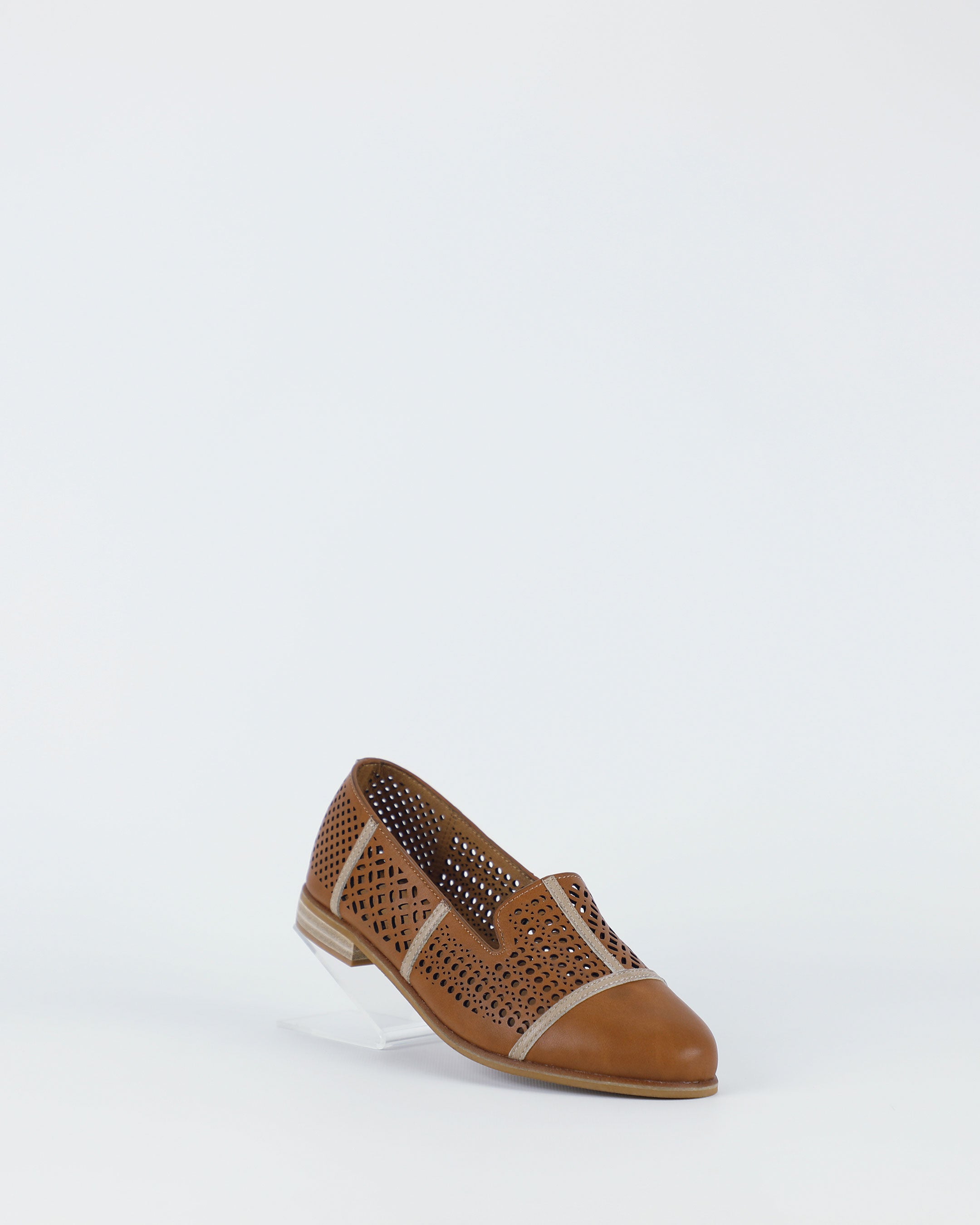 Bayliss – Women's Tan Premium Leather Shoe by Bay Lane