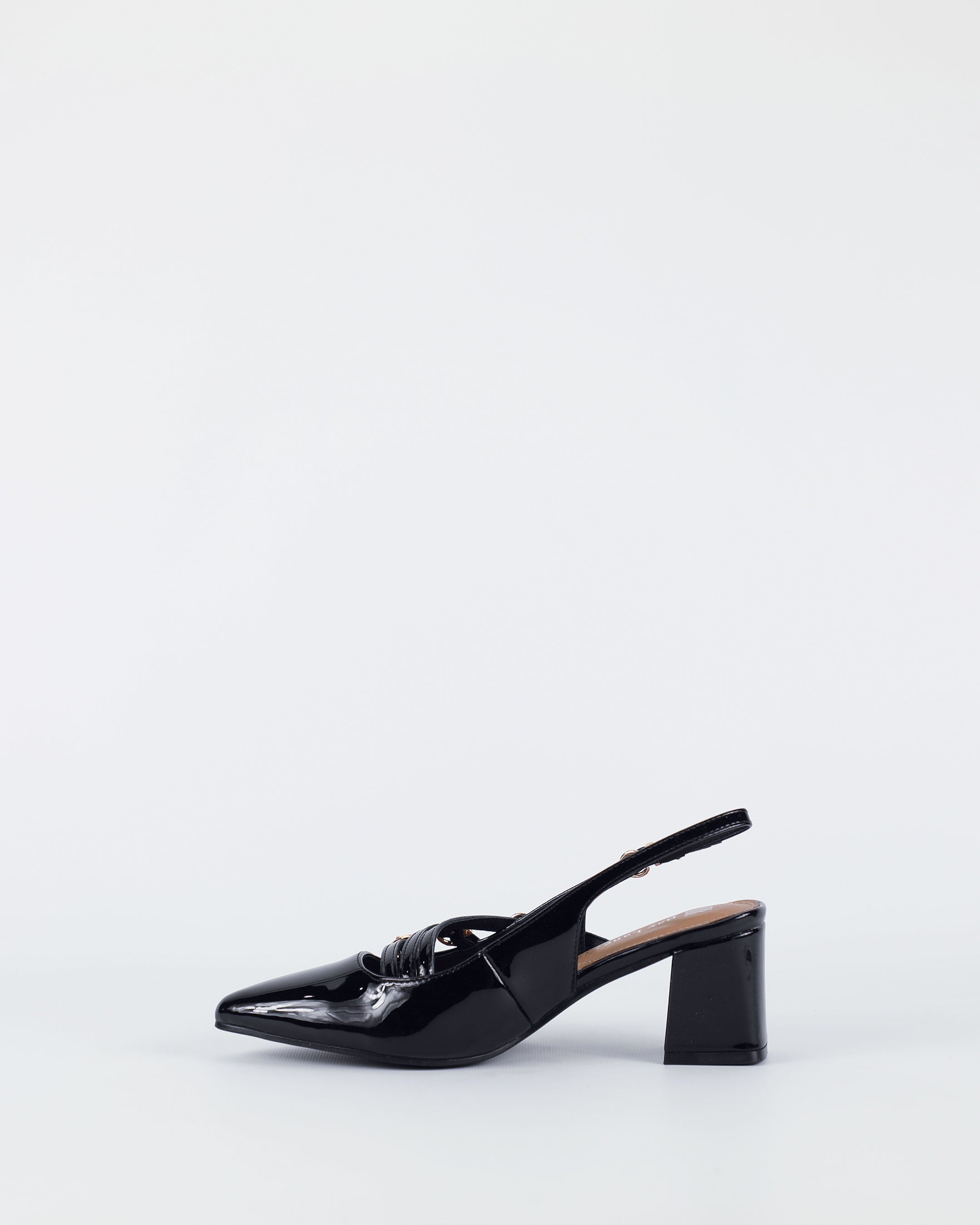 Buy DUCHESS Slingback Pump Black Patent Bay Lane – Bay Lane Online