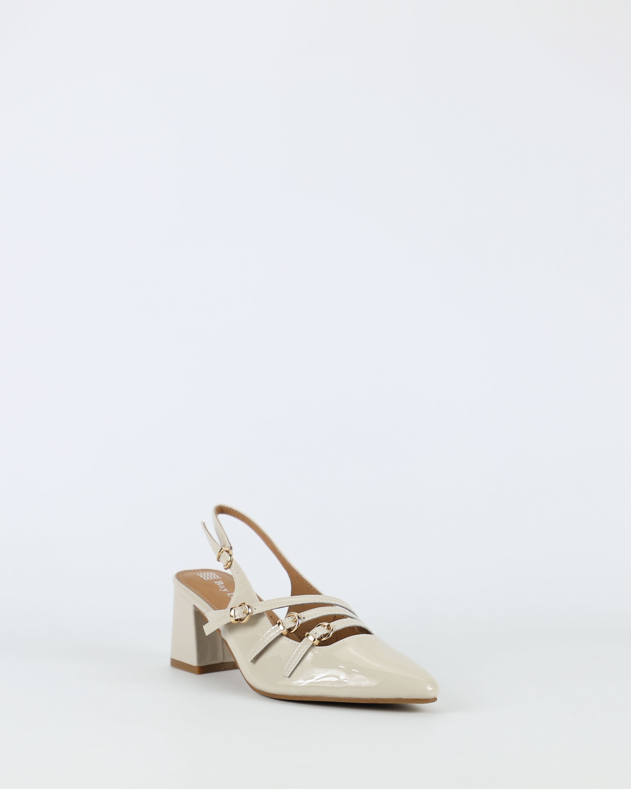 Duchess – Women's Bone Patent Leather Shoe by Bay Lane