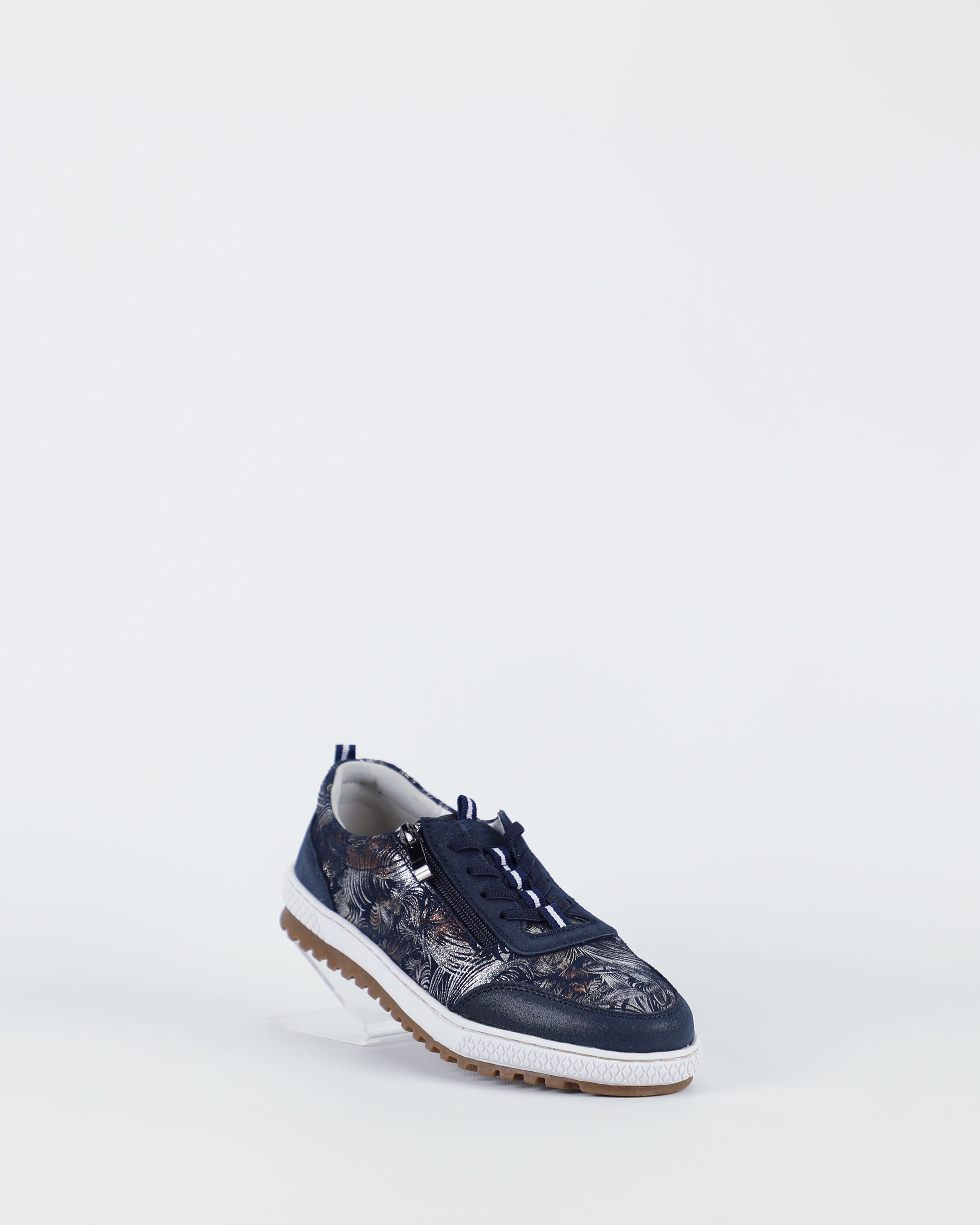 Glamper – Women's Navy Multi Sneakers by Bay Lane
