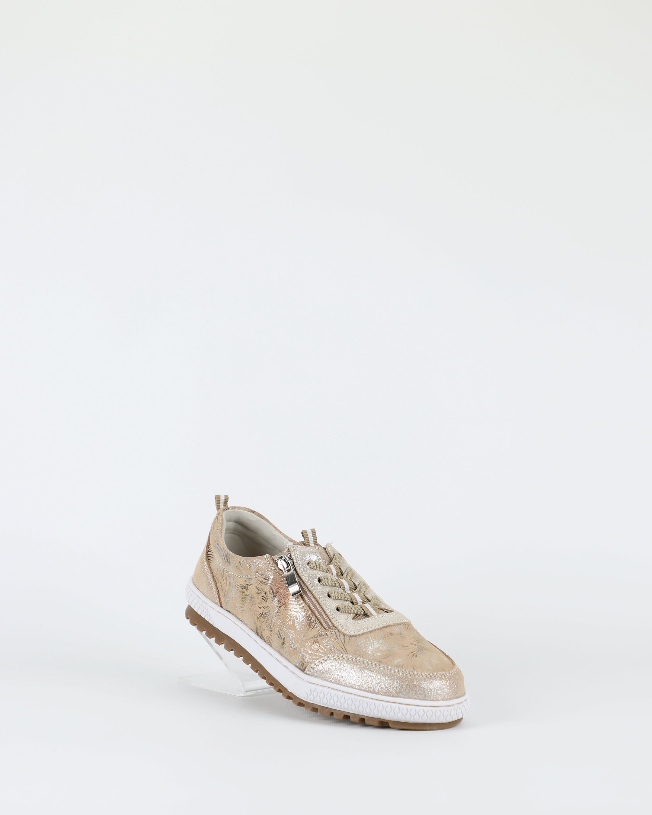 Glamper – Women's Nude Multi Sneakers by Bay Lane