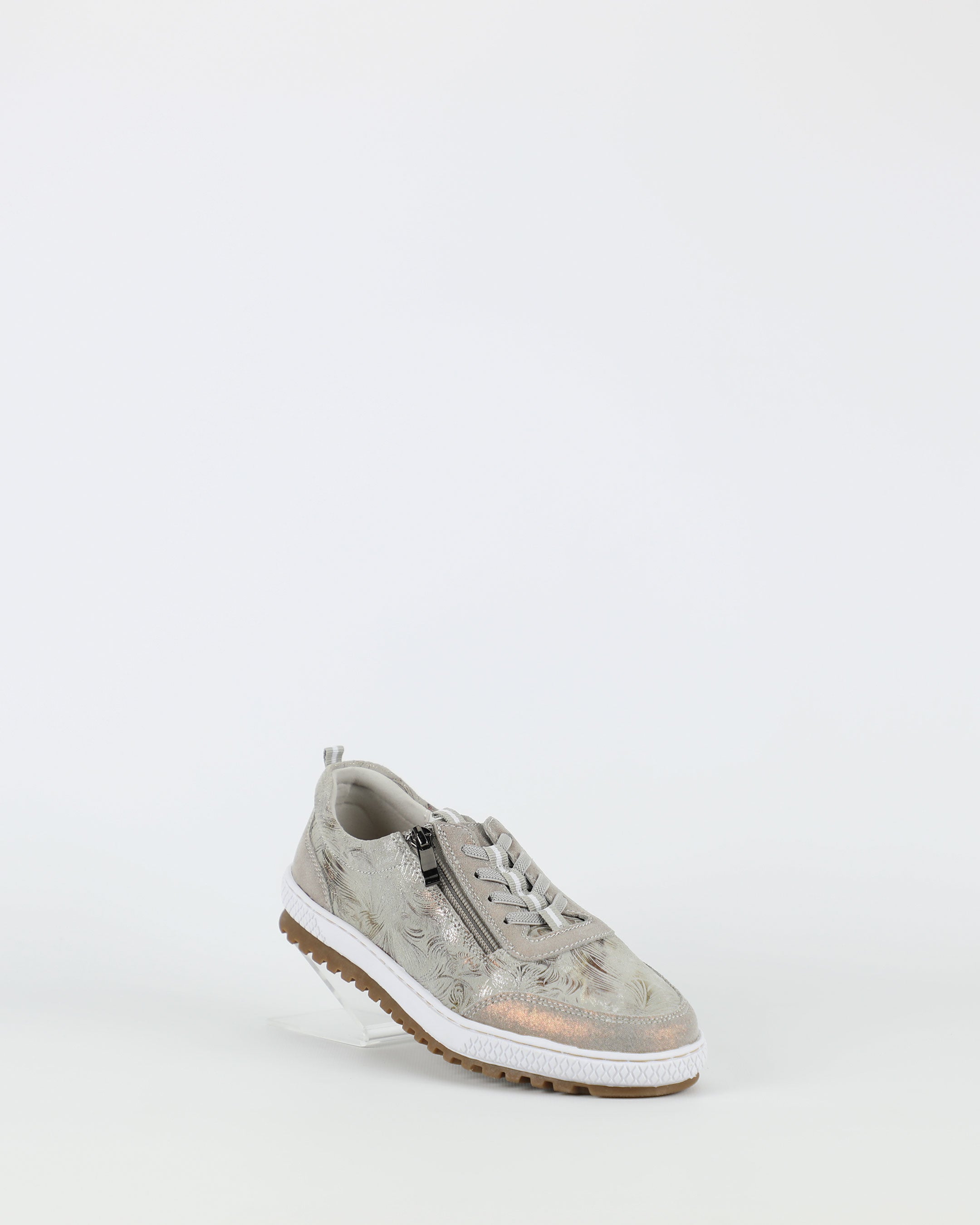 Glamper – Women's Taupe Multi Sneakers by Bay Lane