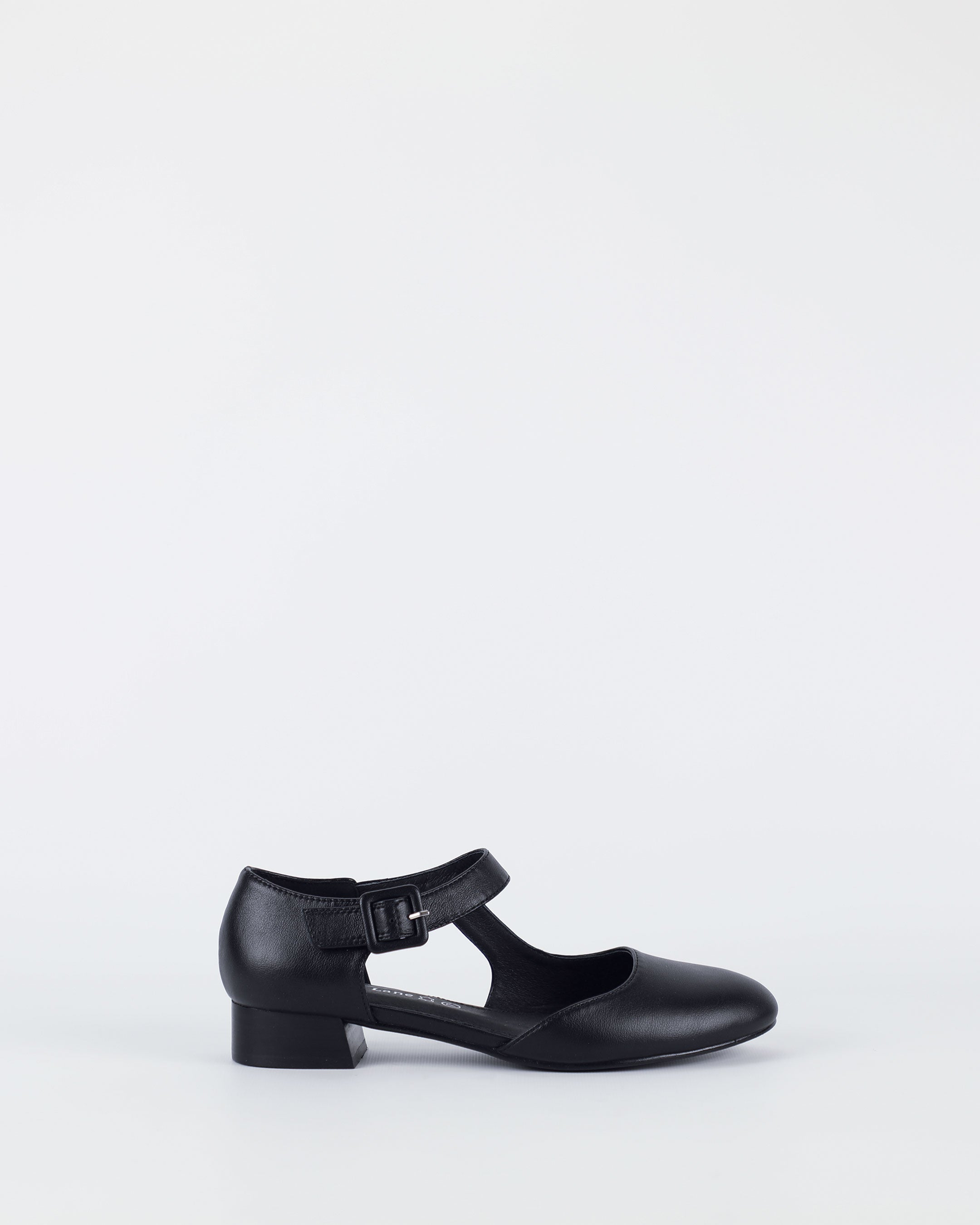 Jemima – Women's Black Premium Leather Shoe by Bay Lane