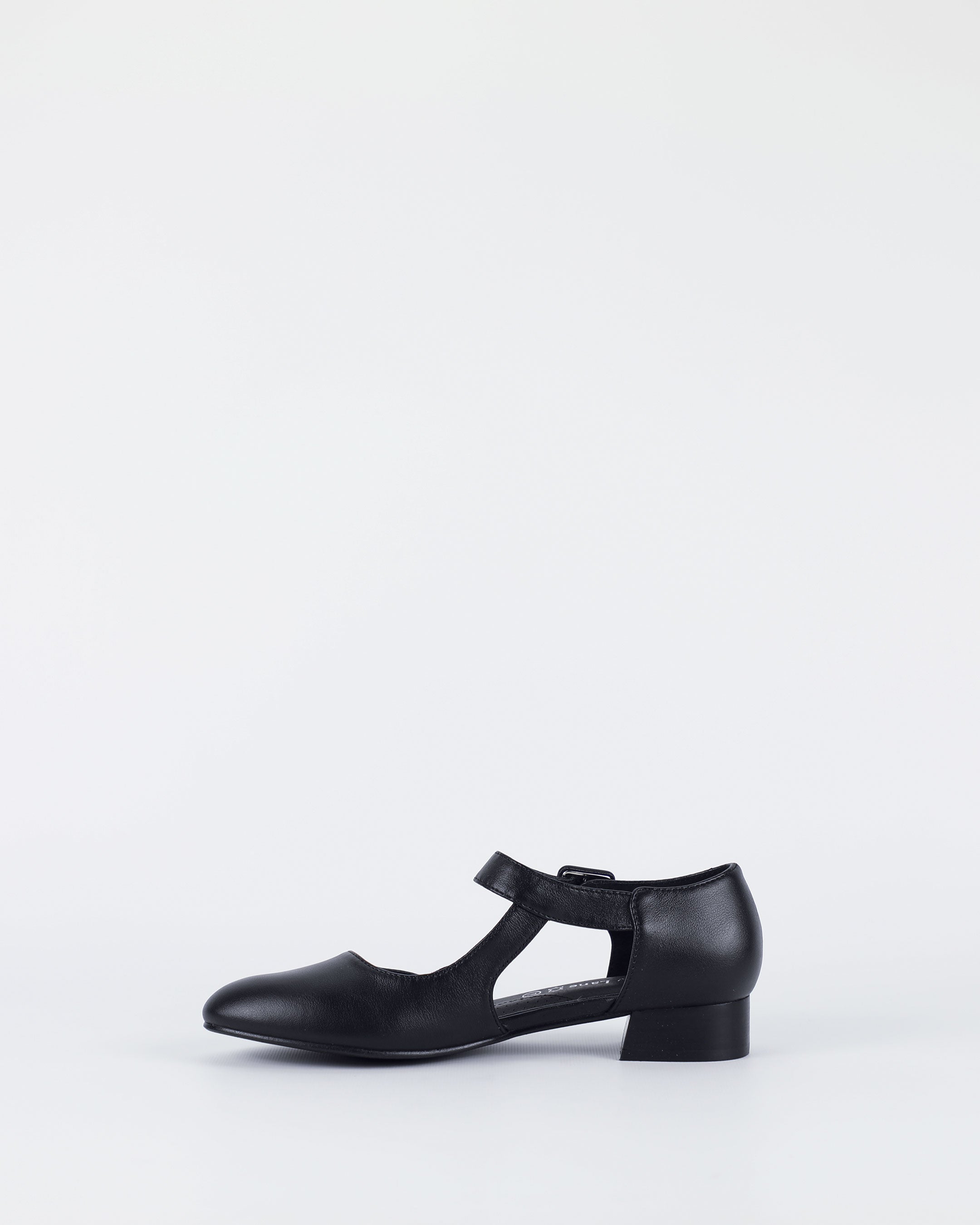 Jemima – Women's Black Premium Leather Shoe by Bay Lane