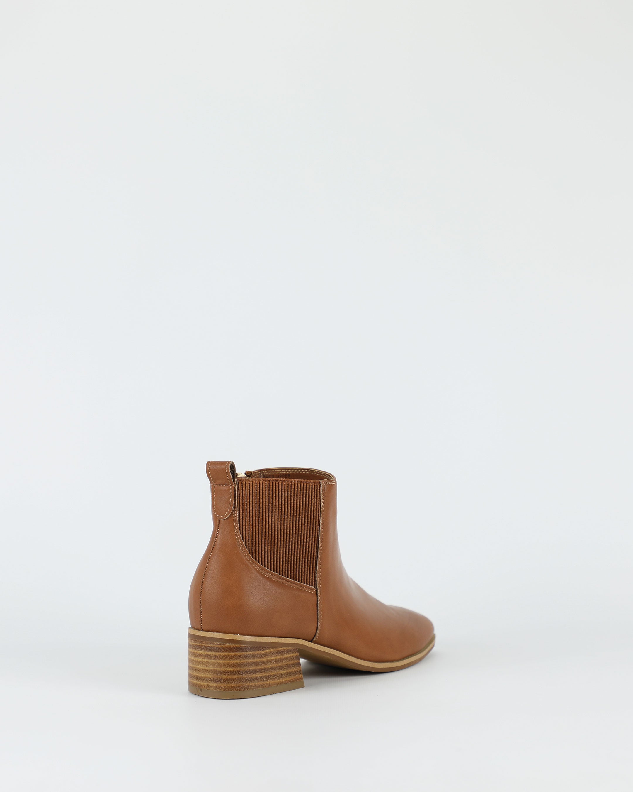 Tan leather ankle boot by BayLane