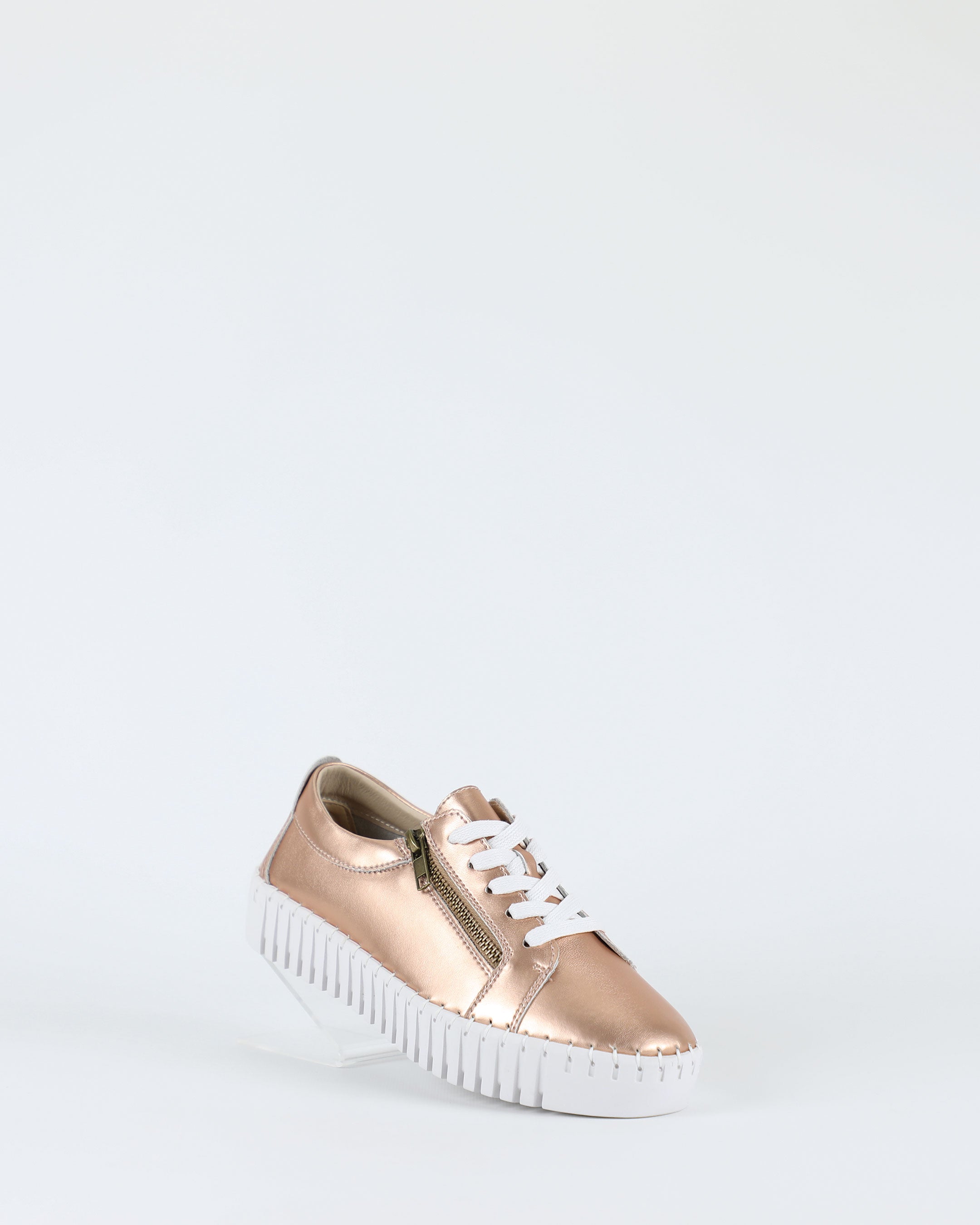 Medusa – Women's Rose Gold Sneakers by Bay Lane