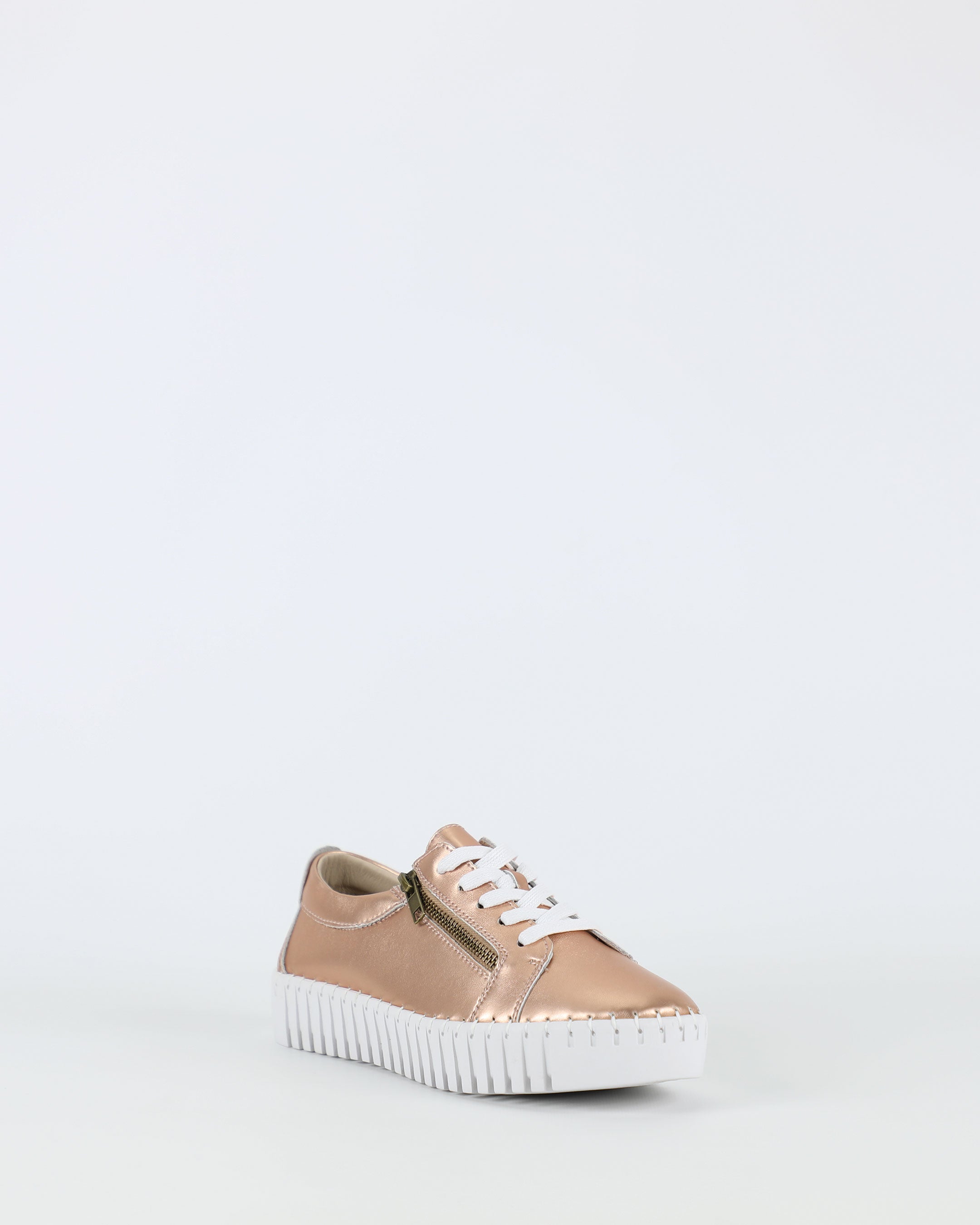 Medusa – Women's Rose Gold Sneakers by Bay Lane