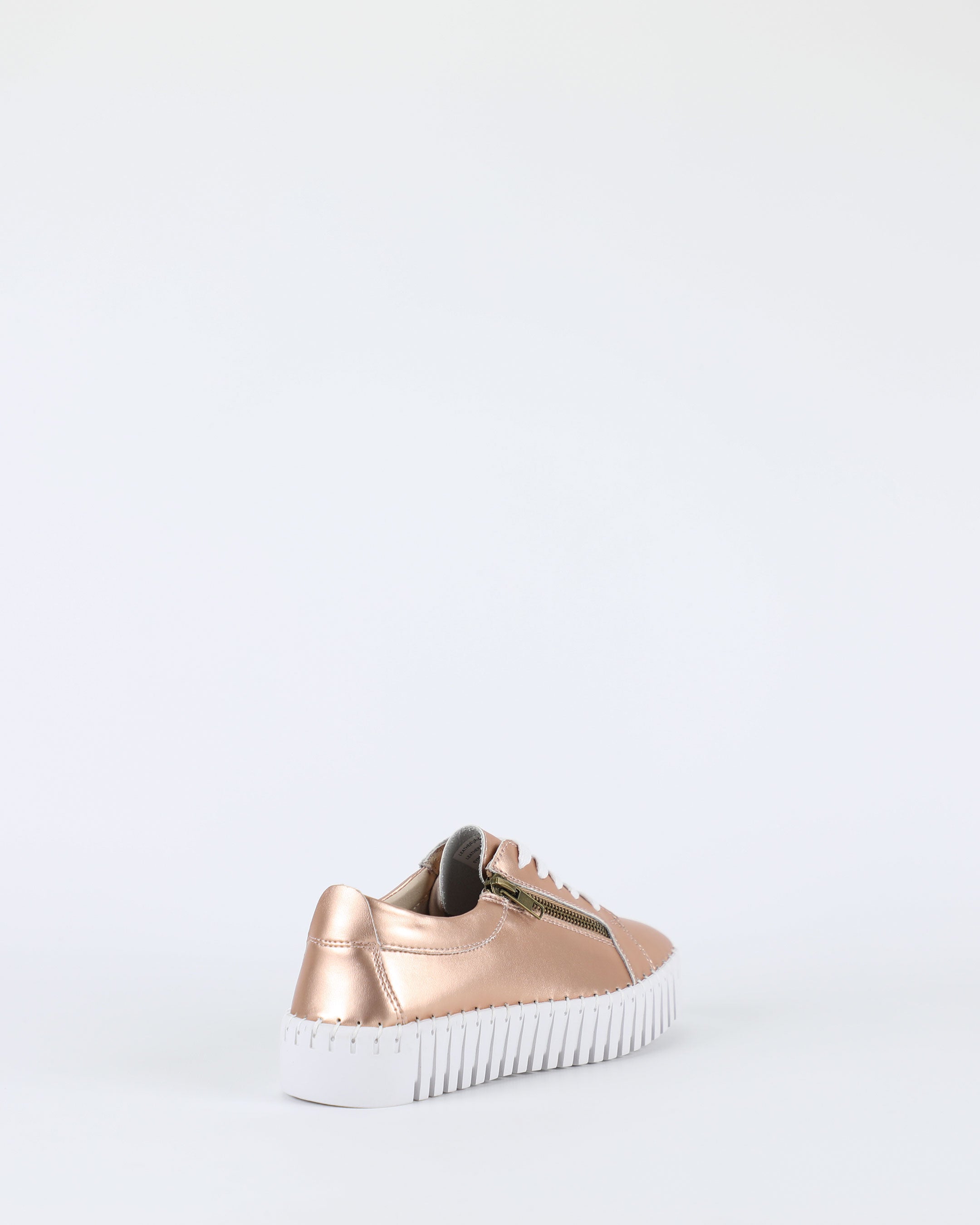 Medusa – Women's Rose Gold Sneakers by Bay Lane