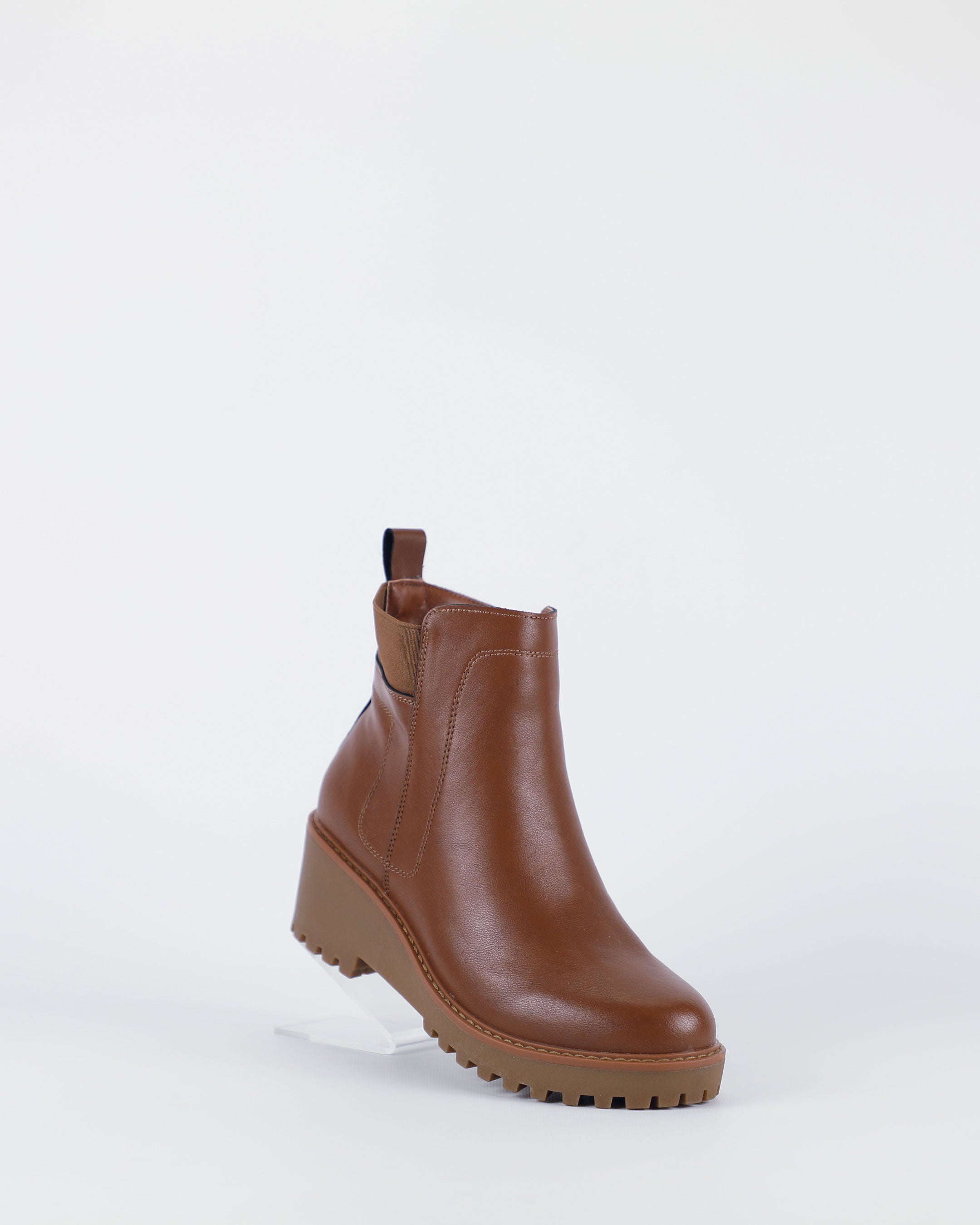 Nicola – Women's Dark Tan Boot by Bay Lane