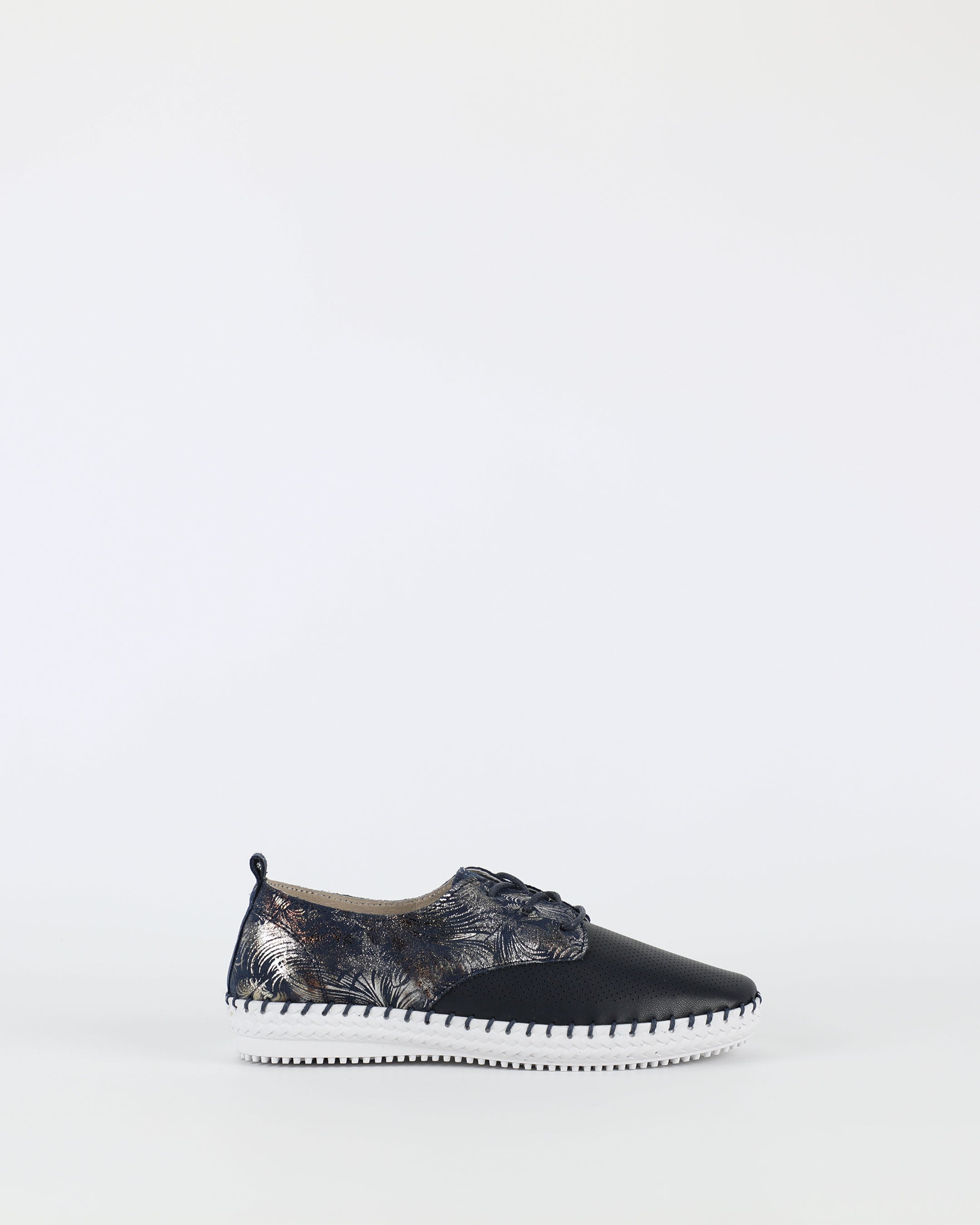 Shimmer – Women's Navy Multi Sneakers by Bay Lane