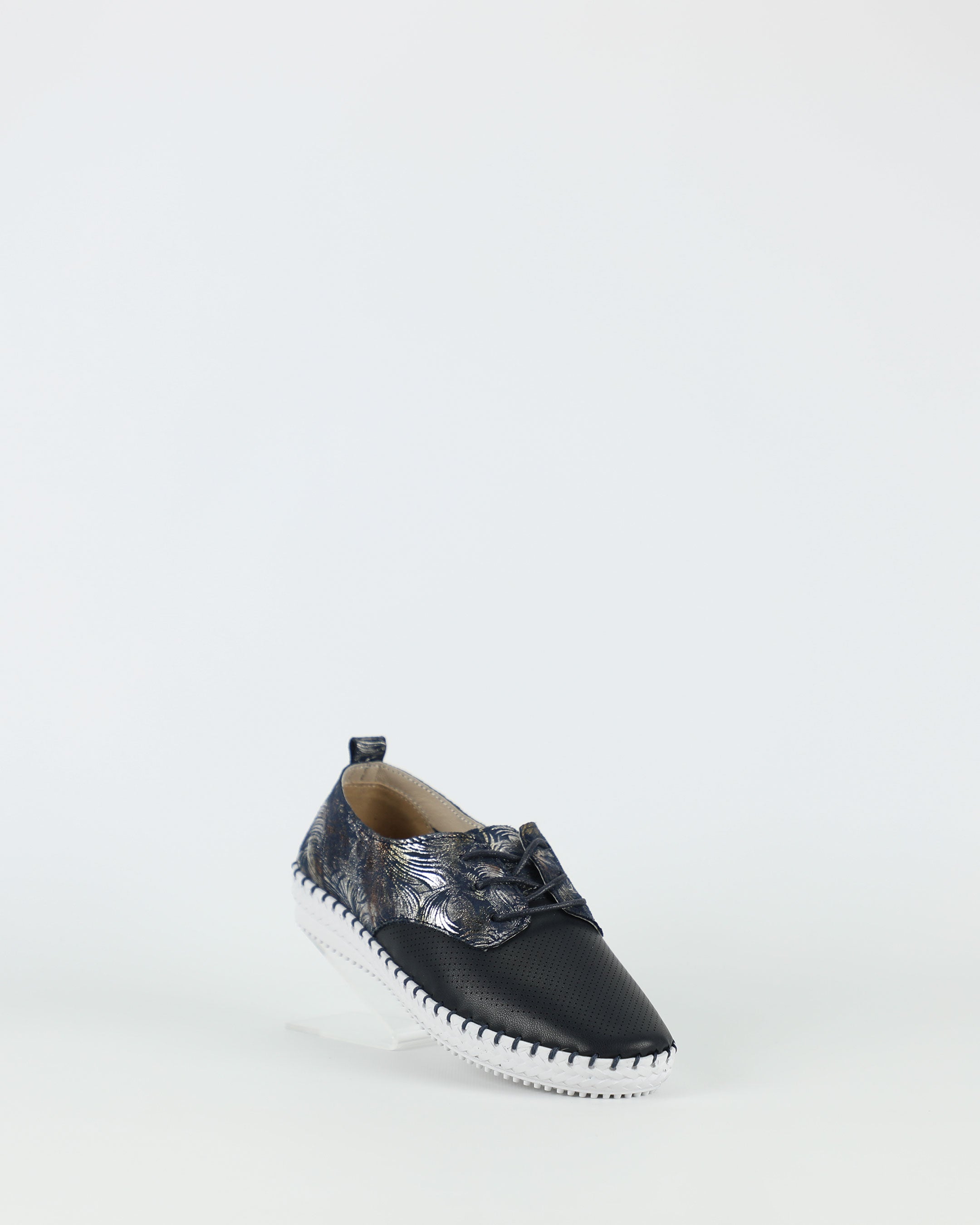 Shimmer – Women's Navy Multi Sneakers by Bay Lane