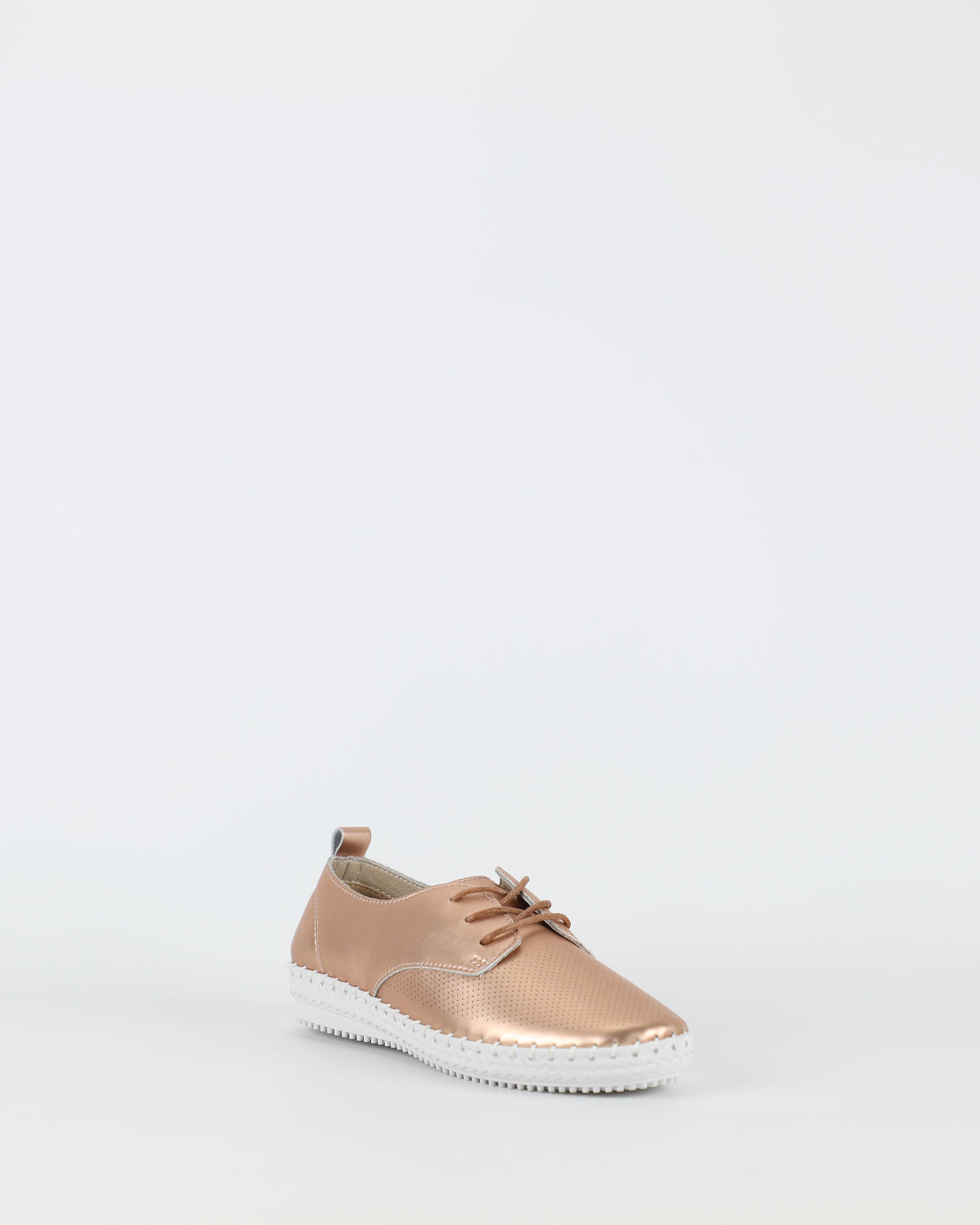 Shimmer – Women's Rose Gold Sneakers by Bay Lane