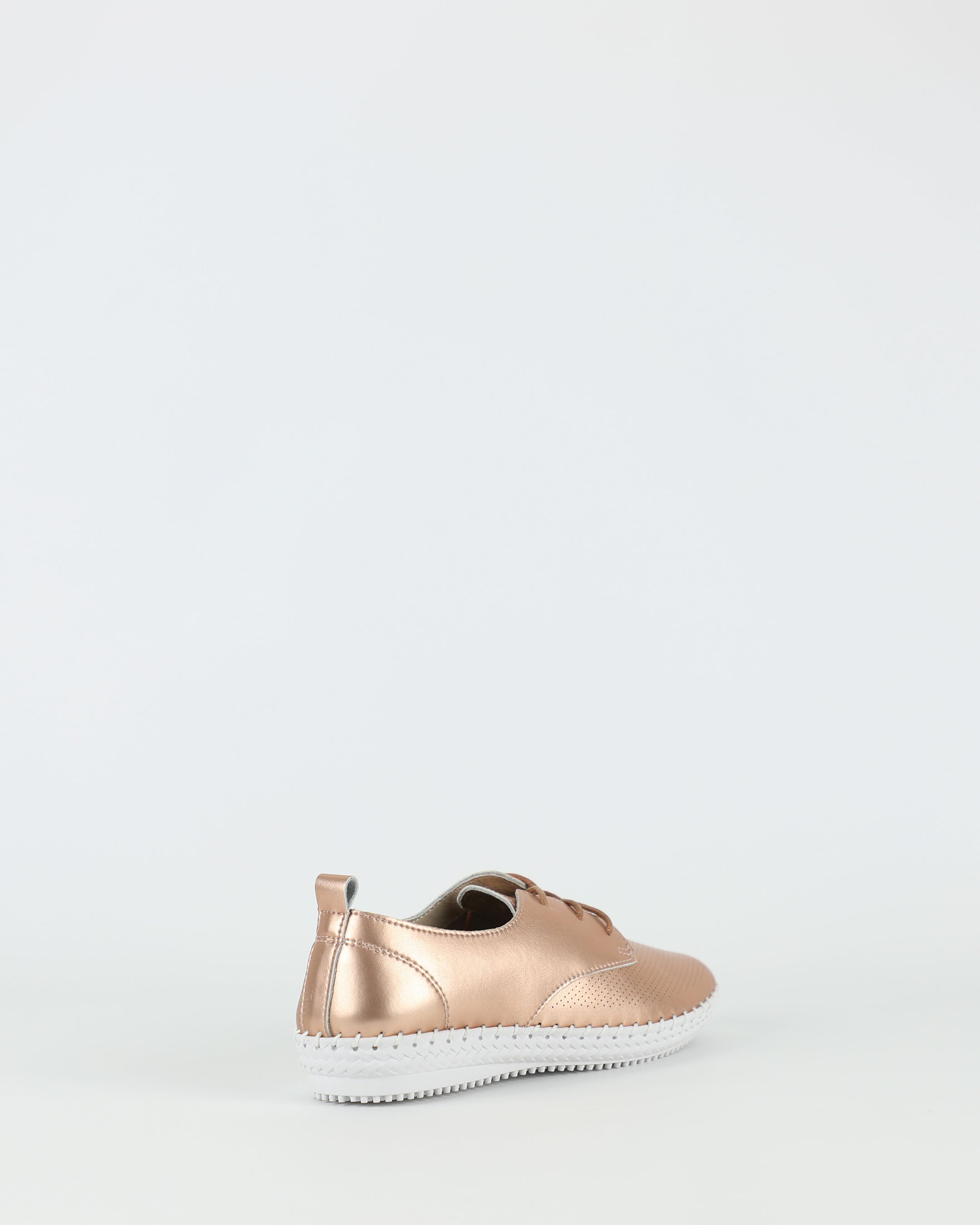 Shimmer – Women's Rose Gold Sneakers by Bay Lane