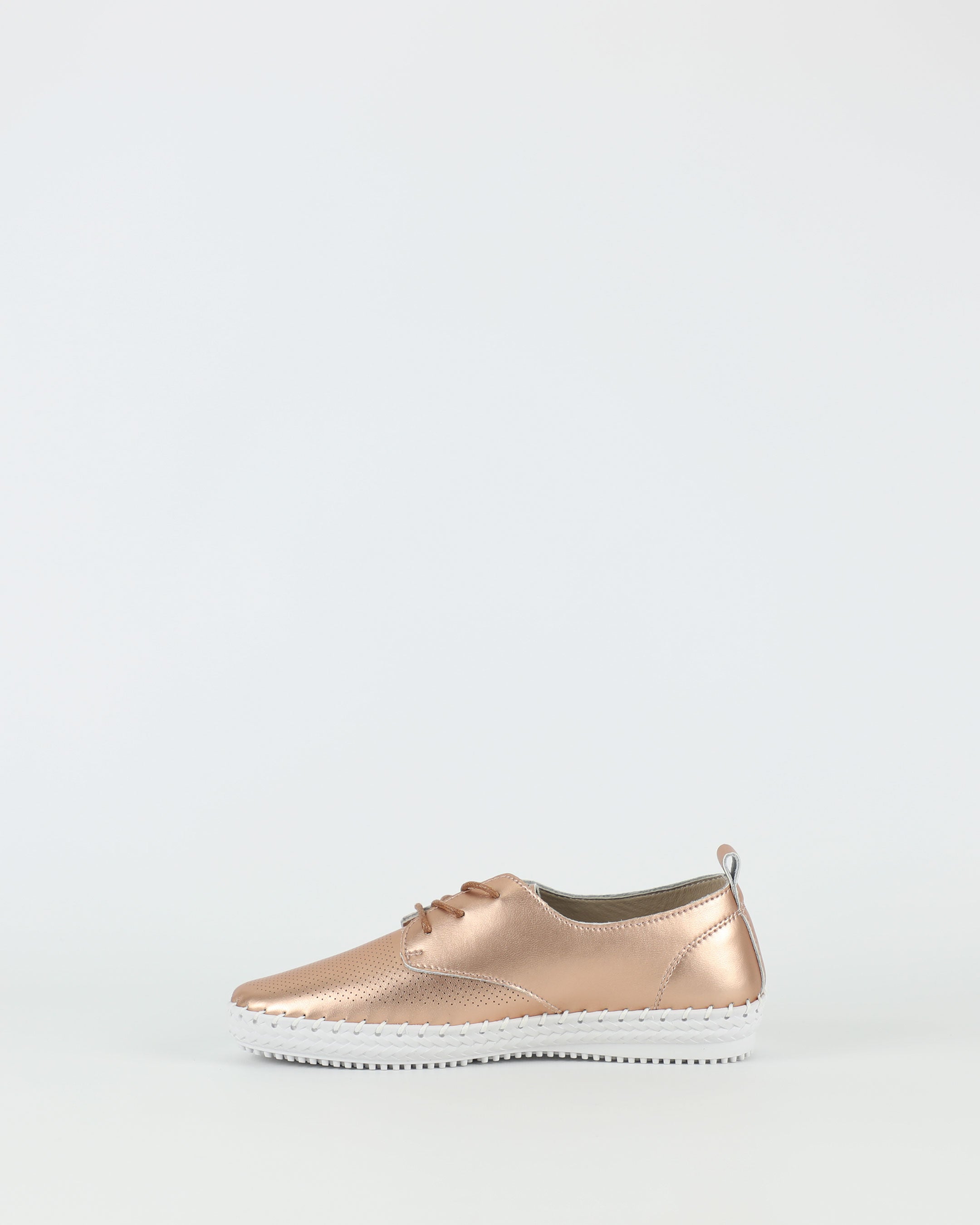 Shimmer – Women's Rose Gold Sneakers by Bay Lane