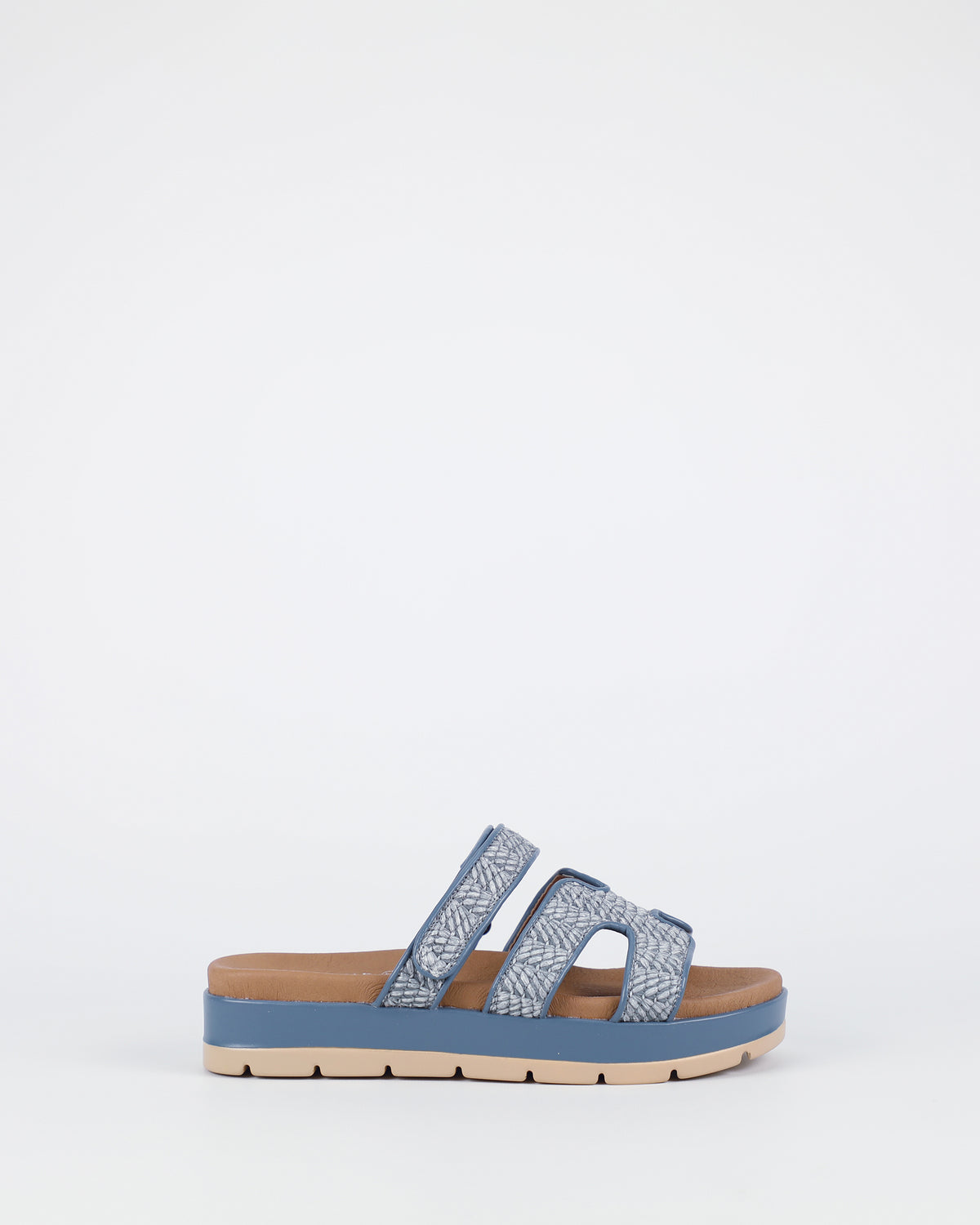 Simone - Denim Raffia