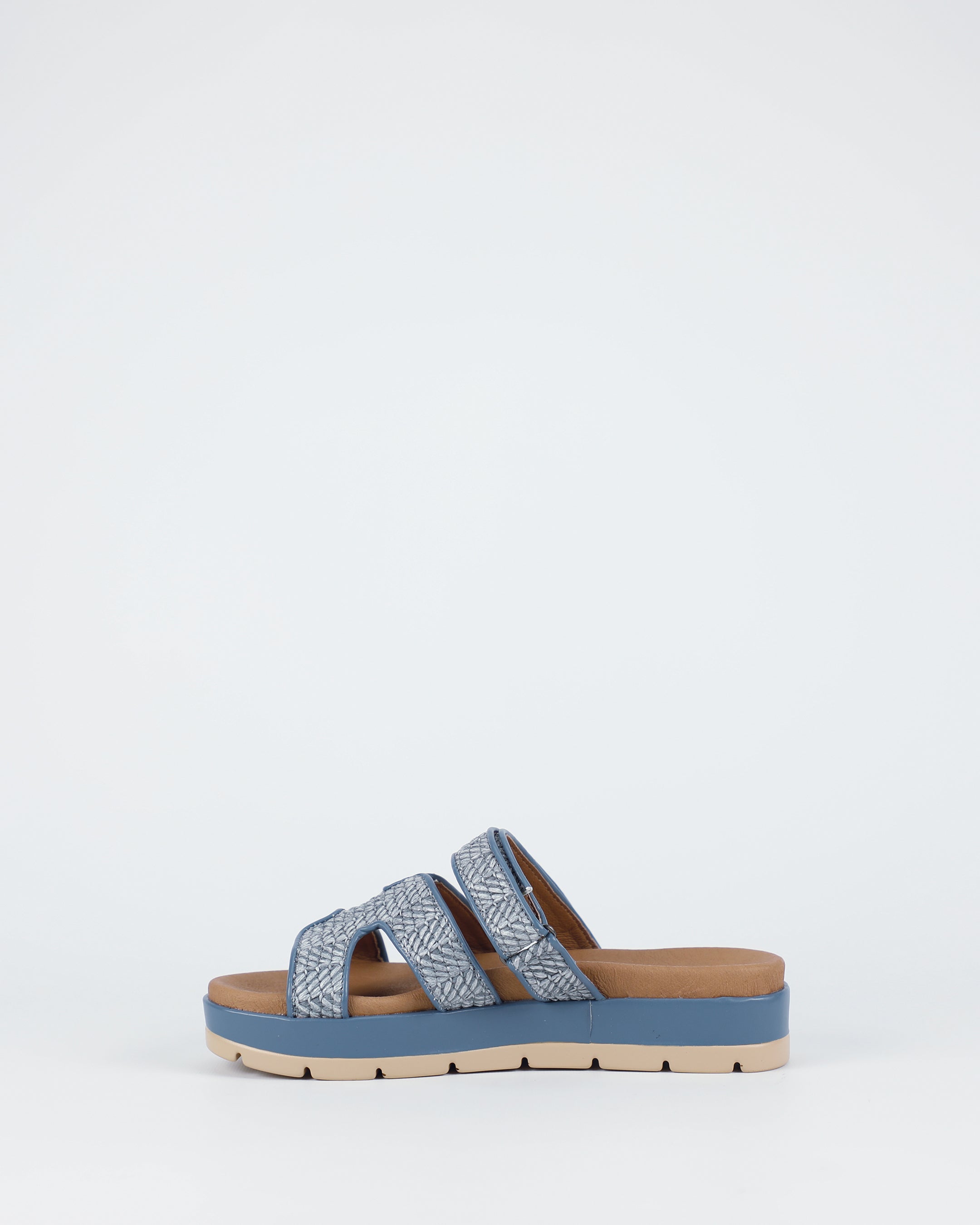 Simone - Denim Raffia