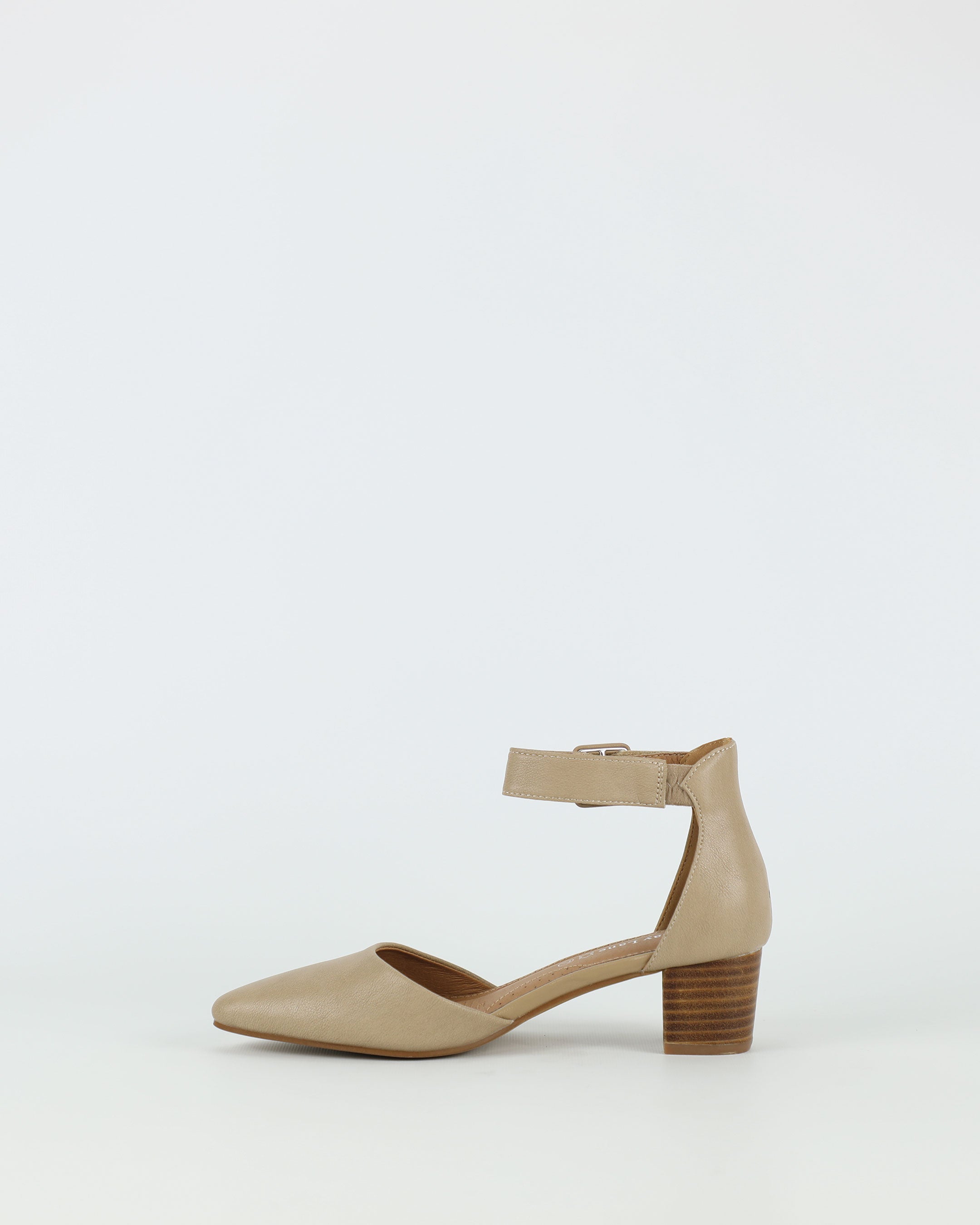 Tasman – Women's Latte Leather Sandal by Bay Lane